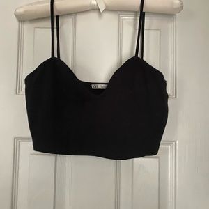 Ribbed bra top